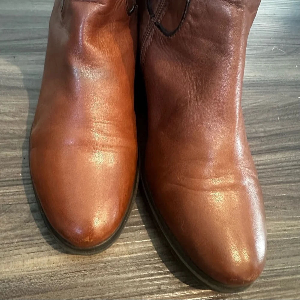 Regarde Le Ciel Brown Leather Tall Riding Boots Women’s EU 37 US 6.5 - Picture 10 of 15